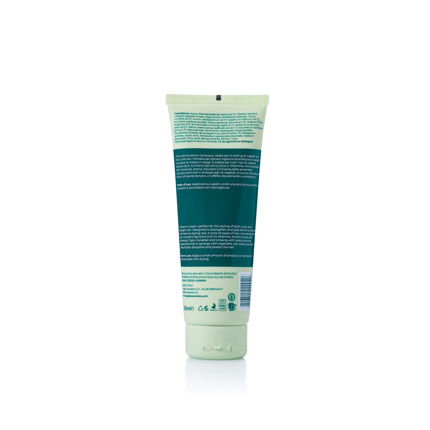 Gyada Cosmetics Crema Styling Rinforzante con Spirulina