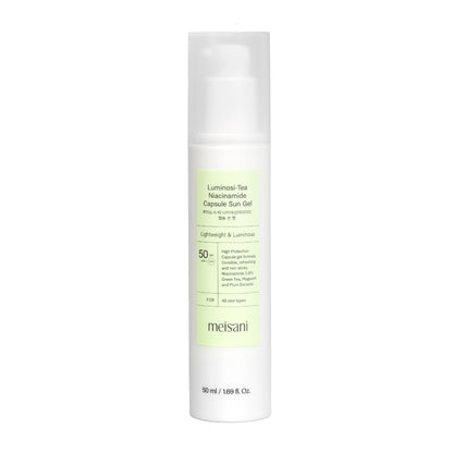 Meisani Luminosi-Tea Niacinamide Capsule Sun Gel Spf50